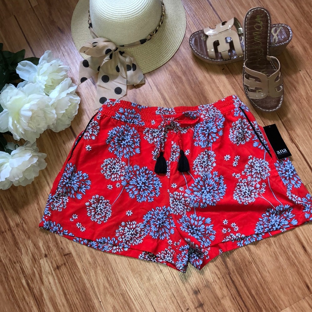A.N.A Rust Floral shorts